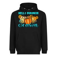Black hello pumpkin season Heavyweight Hoodie - Artiststas