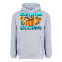 Heather Grey hello pumpkin season Heavyweight Hoodie - Artiststas