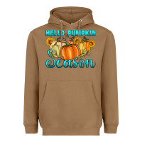 Toasted Coconut hello pumpkin season Heavyweight Hoodie - Artiststas