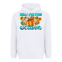 White hello pumpkin season Heavyweight Hoodie - Artiststas