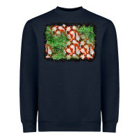Navy halloween ghost background Heavyweight Sweatshirt - BundleAndBundleShop