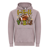 Vintage Zinc Football vibes yellow and green team color Vintage Hoodie - HowdyJamesFarm