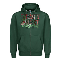 Sports Green Baby's First Christmas Zipper Hoodie - CowhideDigitalArt
