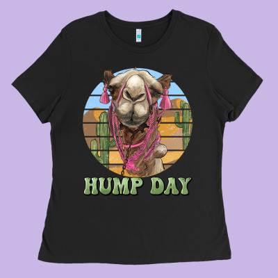 Hump Day Camel Ladies Tee Designed By Barkaloodesign