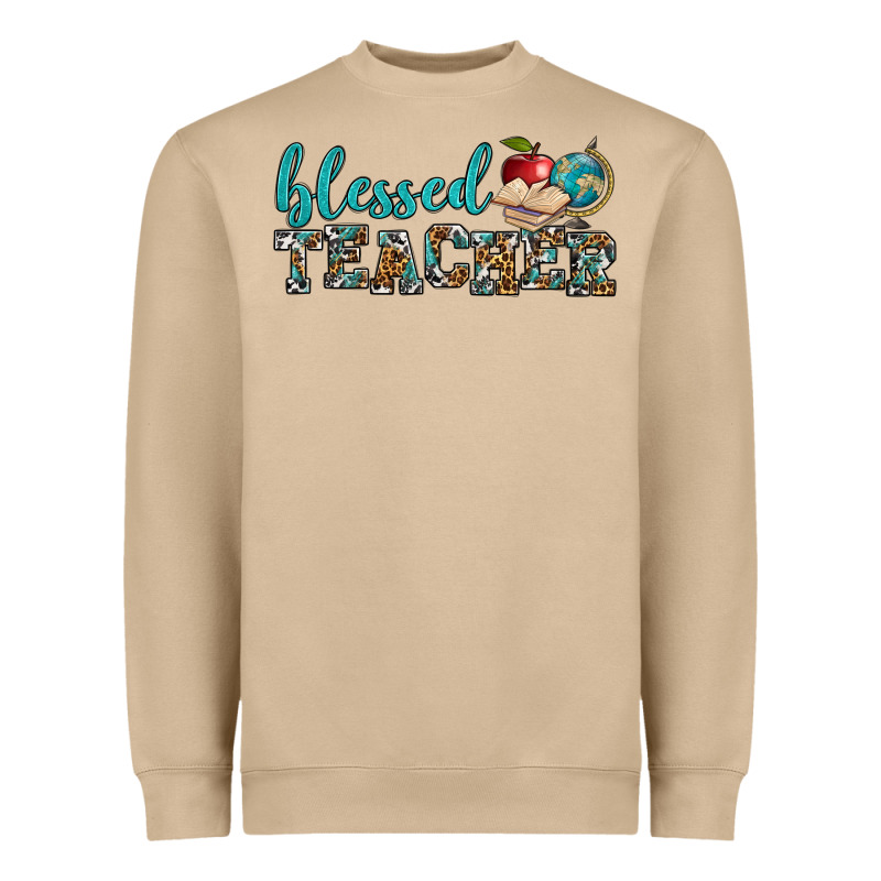 Blessed Teacher Heavyweight Sweatshirt by BundleAndBundleShop | Teevron