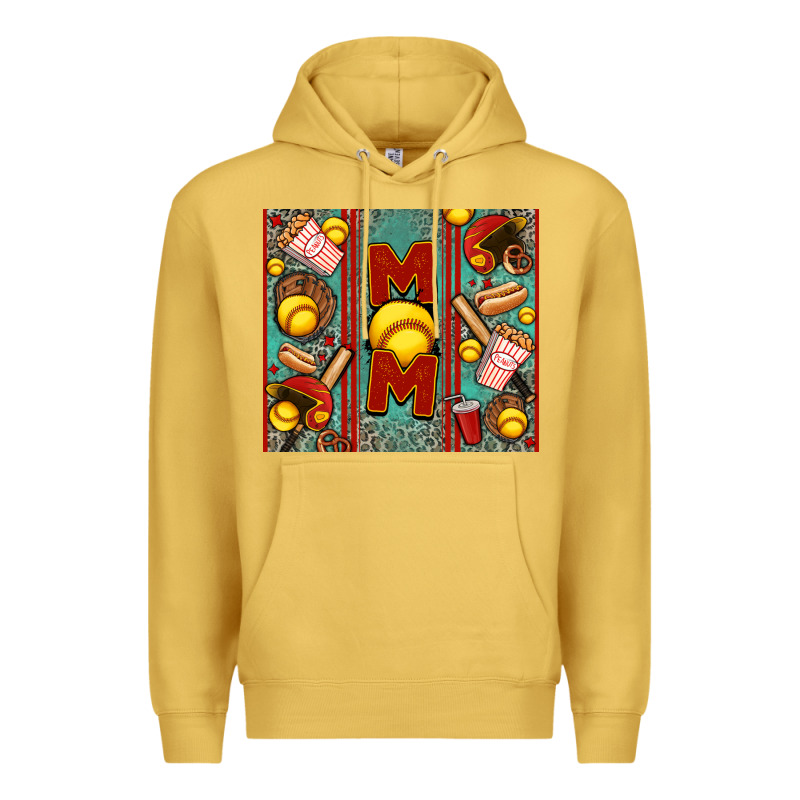 Softball Mom Premium Hoodie by Jasminsmagicworld | Teevron