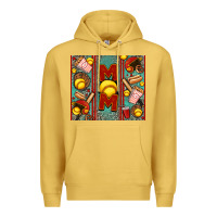 Antique Gold softball mom Premium Hoodie - Jasminsmagicworld