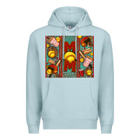 Blue Mist softball mom Premium Hoodie - Jasminsmagicworld
