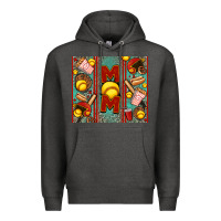 Charcoal Heather softball mom Premium Hoodie - Jasminsmagicworld
