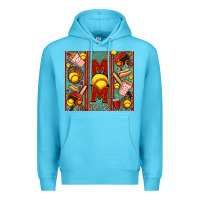 Ocean Blue softball mom Premium Hoodie - Jasminsmagicworld