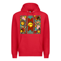 Red softball mom Premium Hoodie - Jasminsmagicworld