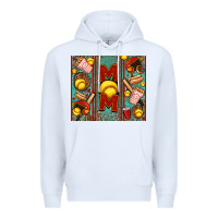 White softball mom Premium Hoodie - Jasminsmagicworld
