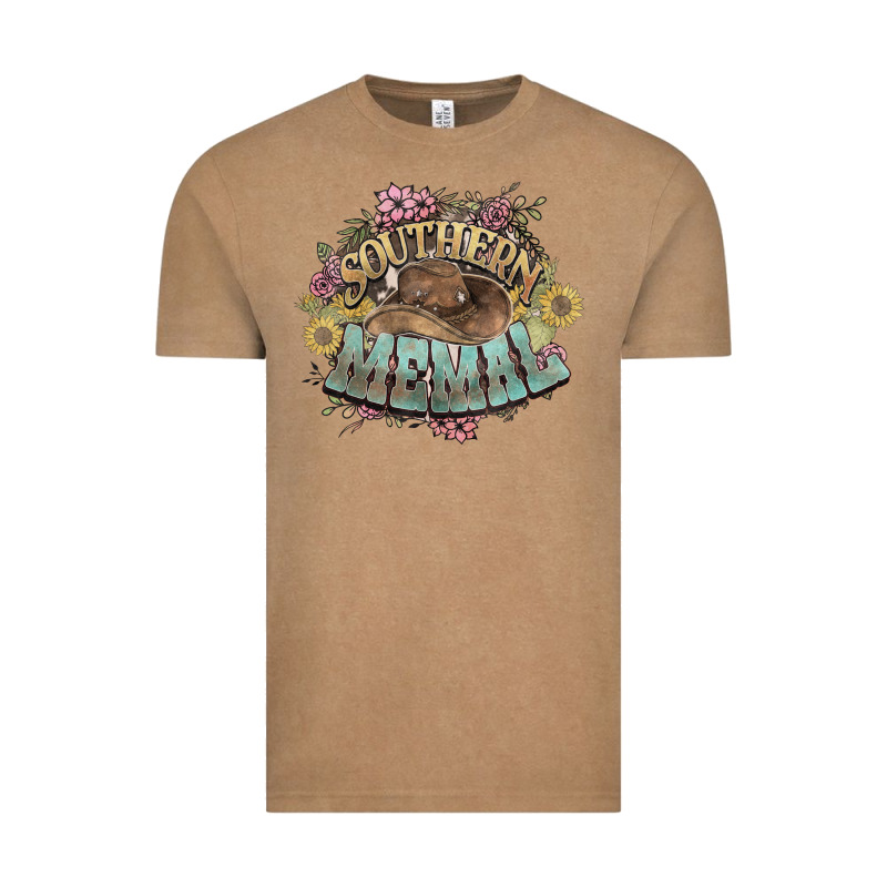Southern Memal Western Flowers Vintage Tee by HowdyJamesFarm | Teevron
