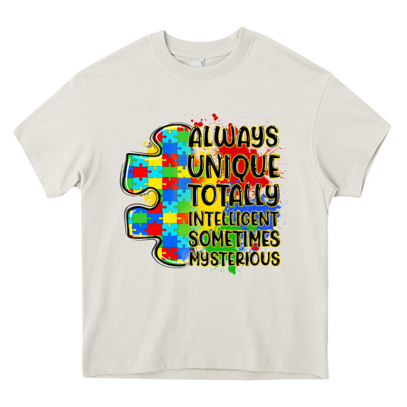 Always Unique Totally Intelligent Sometimes Myster Heavy Core Tee by LillyAllenDesigns | Teevron