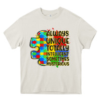 Cream always unique totally intelligent sometimes myster Heavy Core Tee - LillyAllenDesigns