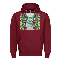 Burgundy easter mom Zipper Hoodie - CowhideDigitalArt