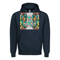 Navy easter mom Zipper Hoodie - CowhideDigitalArt