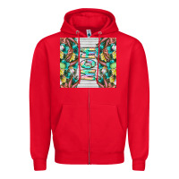 Red easter mom Zipper Hoodie - CowhideDigitalArt