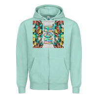 Seafoam easter mom Zipper Hoodie - CowhideDigitalArt