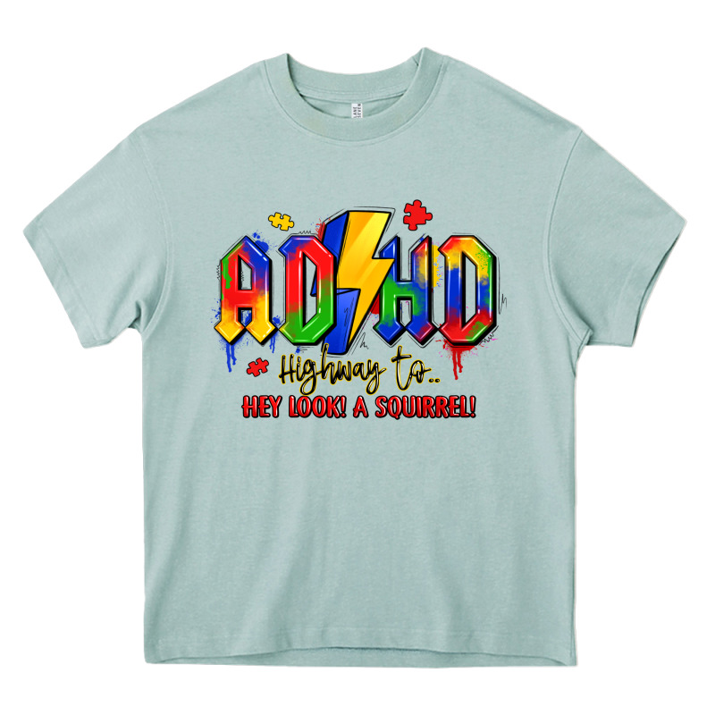 Adhd Awareness Heavy Core Tee by LillyAllenDesigns | Teevron