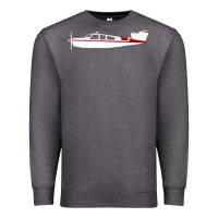Charcoal Heather Beechcraft Bonanza  Perfect Gift Premium Sweatshirt - minhPixels