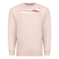Pale Pink Beechcraft Bonanza  Perfect Gift Premium Sweatshirt - minhPixels