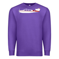 Purple Beechcraft Bonanza  Perfect Gift Premium Sweatshirt - minhPixels