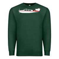 Sports Green Beechcraft Bonanza  Perfect Gift Premium Sweatshirt - minhPixels