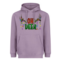 Lavender Oh deer christmas Heavyweight Hoodie - Artiststas