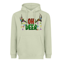 Matcha Oh deer christmas Heavyweight Hoodie - Artiststas