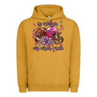 Pigment Peanut Butter in october we wear pink football Urban Hoodie - AdoDesignShop