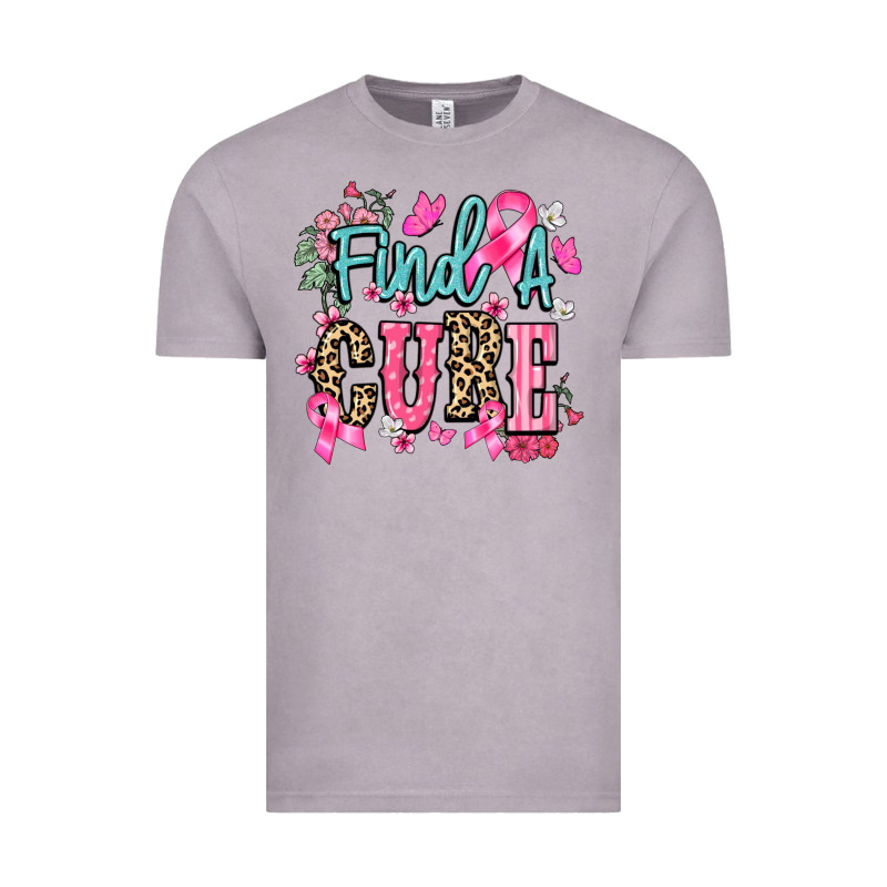 Find A Cure Cancer Awareness Vintage Tee by HowdyJamesFarm | Teevron