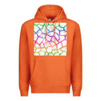Carrot Watercolor Rainbow Giraffe Seamless Pattern Premium Hoodie - BundleAndBundleShop