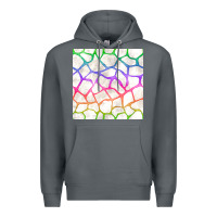 Rock Watercolor Rainbow Giraffe Seamless Pattern Premium Hoodie - BundleAndBundleShop