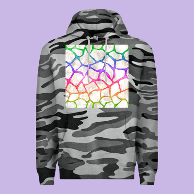 Watercolor Rainbow Giraffe Seamless Pattern Premium Hoodie Designed By Bundleandbundleshop