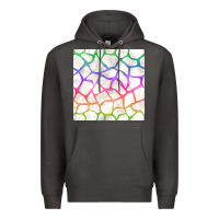 Smoke Watercolor Rainbow Giraffe Seamless Pattern Premium Hoodie - BundleAndBundleShop
