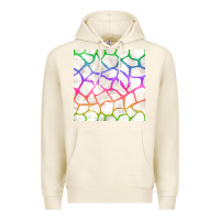 Tofu Watercolor Rainbow Giraffe Seamless Pattern Premium Hoodie - BundleAndBundleShop