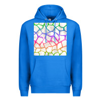 True Royal Watercolor Rainbow Giraffe Seamless Pattern Premium Hoodie - BundleAndBundleShop