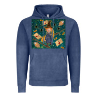 Vintage Denim wizard boy with mouse Vintage Hoodie - TumblerDesignByShophia