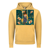 Vintage Mustard wizard boy with mouse Vintage Hoodie - TumblerDesignByShophia