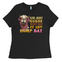 Black guess what day it is hump day camel Ladies Tee - BarkalooDesign