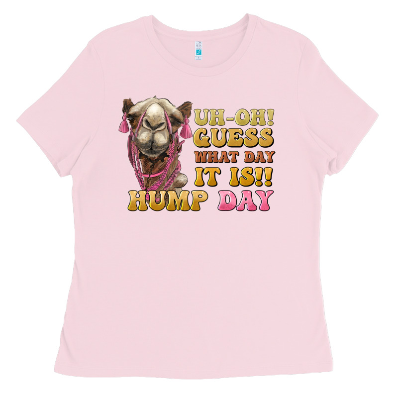 Guess What Day It Is Hump Day Camel Ladies Tee by BarkalooDesign | Teevron
