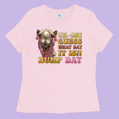Guess What Day It Is Hump Day Camel Ladies Tee Designed By Barkaloodesign