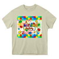 Mossy autism mom Heavy Core Tee - LillyAllenDesigns