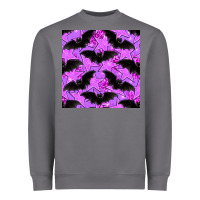 Storm halloween bat and stars seamless pattern Heavyweight Sweatshirt - BundleAndBundleShop