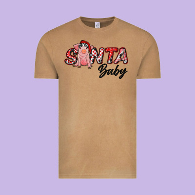 Christmas Santa Baby Vintage Tee Designed By Ranaportraitstore