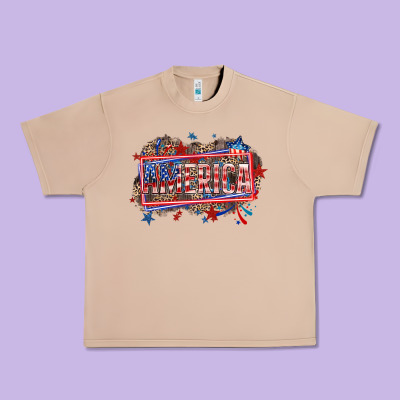 America Urban Heavy Tee Designed By Howdyjamesfarm