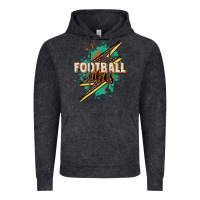 Vintage Black Football Vibes Vintage Hoodie - HowdyJamesFarm
