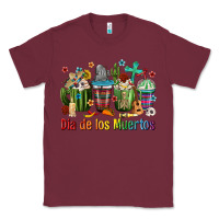 Burgundy Mexican Dia De Los Muertos Coffee Cups Classic Tee - texasbilliewilder