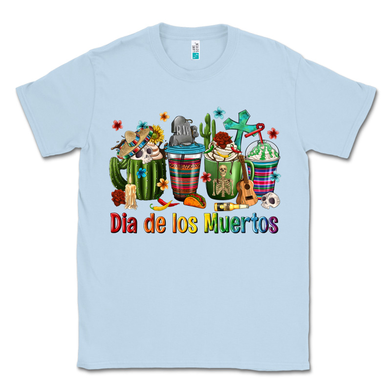 Mexican Dia De Los Muertos Coffee Cups Classic Tee by texasbilliewilder | Teevron